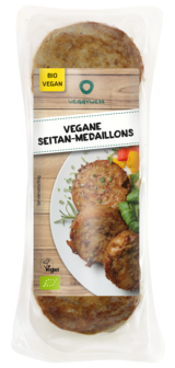 Vegane Seitan-Medaillons